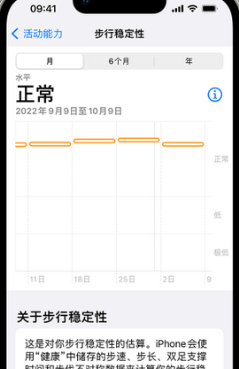 松江iPhone手机维修如何在iPhone开启'步行稳定性通知'