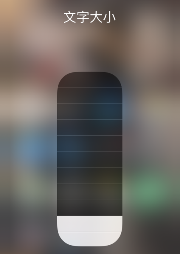 松江苹果手机维修分享小技巧：在 iPhone 控制中心快速调节字体大小 